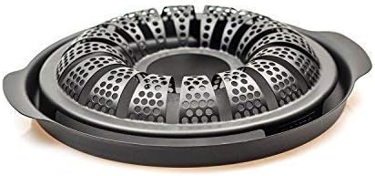 Weber Original Schweinebraten Halter, silber, 30 x 28 x 8,5 cm, 17637 30x28x8.5 cm, 30x28x8.5 cm