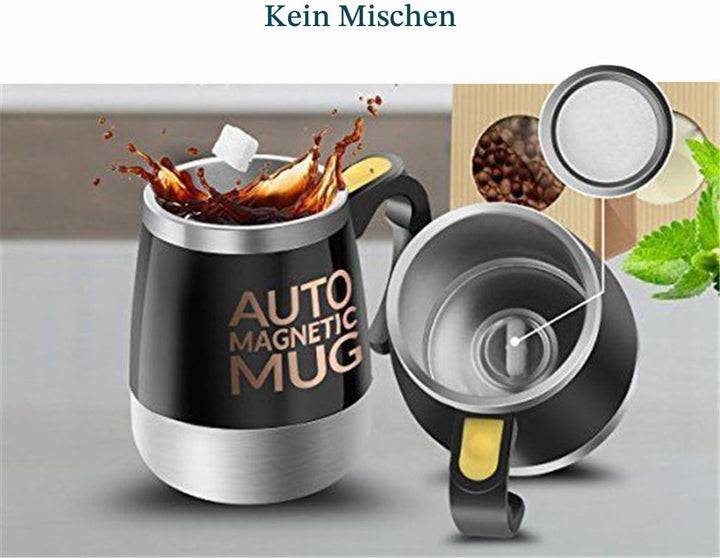Mengshen Becher Magnetische Rühren Tasse, Self Stirring Coffee Cup Magnetic Mug for Coffee/Tea/Hot C