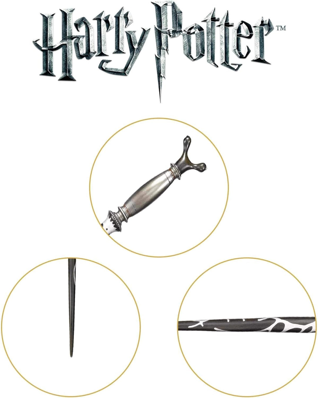The Noble Collection - Professor Horace Slughorn Character Wand - 13.7in (35cm) Harry Potter Wand wi