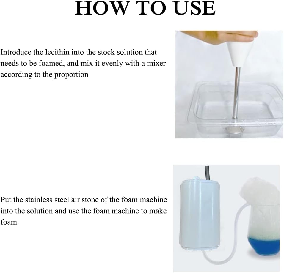 DUEBEL Molekularer Gastronomie-Schaumstoffgenerator, Schaumgenerator-Kit, Kreatives