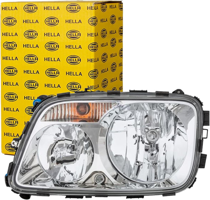 HELLA 1EH 009 513-011 FF/Halogen-Hauptscheinwerfer - links - für u.a. Mercedes-Benz Actros MP3 Links