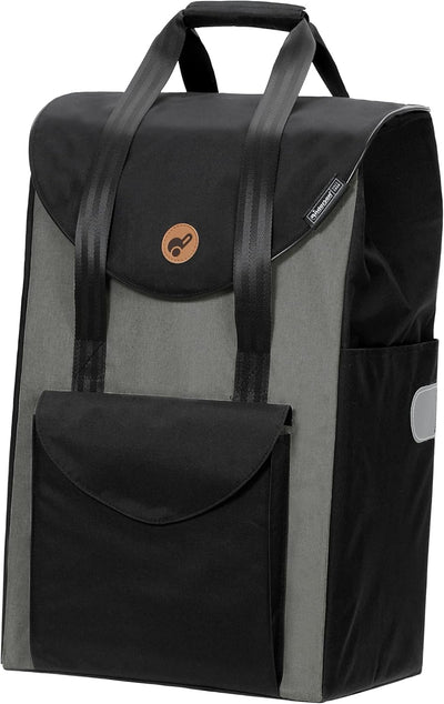 Andersen Shopper Quattro Stahl höhenverstellbar mit Rad Ø 15 und 20 cm und 49 Liter Tasche Senta gra