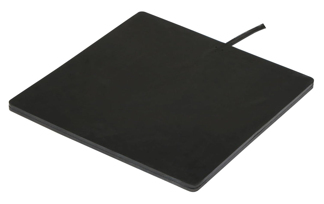 Kerbl Gummi-Heizplatte 24x24x0,7 cm (für Kleintiere und Geflügeltränke, 24 V, robust und witterungsb