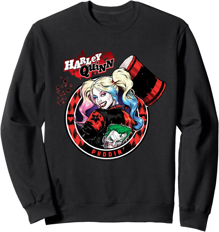 Batman Harley Quinn Joker Patch Sweatshirt