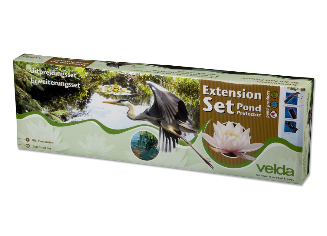Velda 128025 Erweiterungsset für Teichschutz, Schwachstromzaun gegen Reiher und Katzen 1,1 Watt, Pon