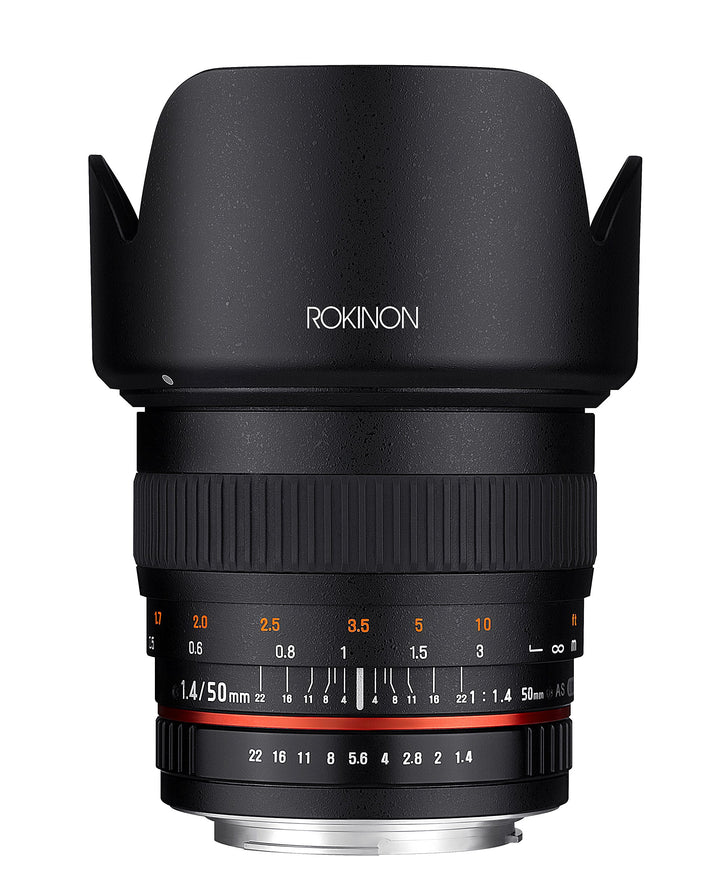 Rokinon 50 mm F1.4 Objektiv für Nikon Digital SLR, Nikon