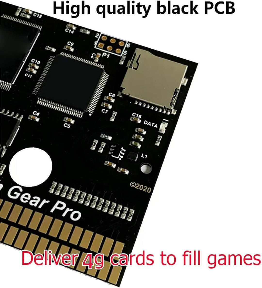 Klassische Retro-Superspiele 600 in 1 Multi-Game-Cartridge, 4 GB Flash-Kartenunterstützung für GG-,