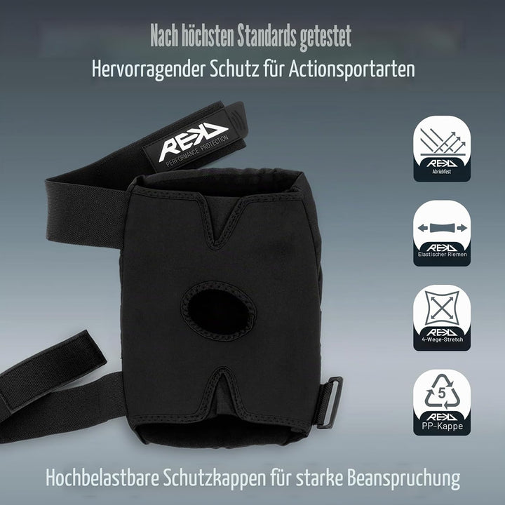 Rekd Rkd620 Knieschoner Unisex Erwachsene S Schwarz, S Schwarz