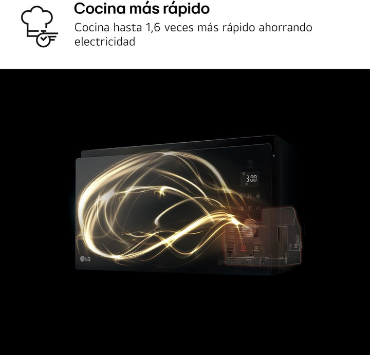 LG MH6565CPW - Mikrowelle mit Grill und digitalem Display, 25 Liter und 1000 W, LG Mikrowelle mit Sm