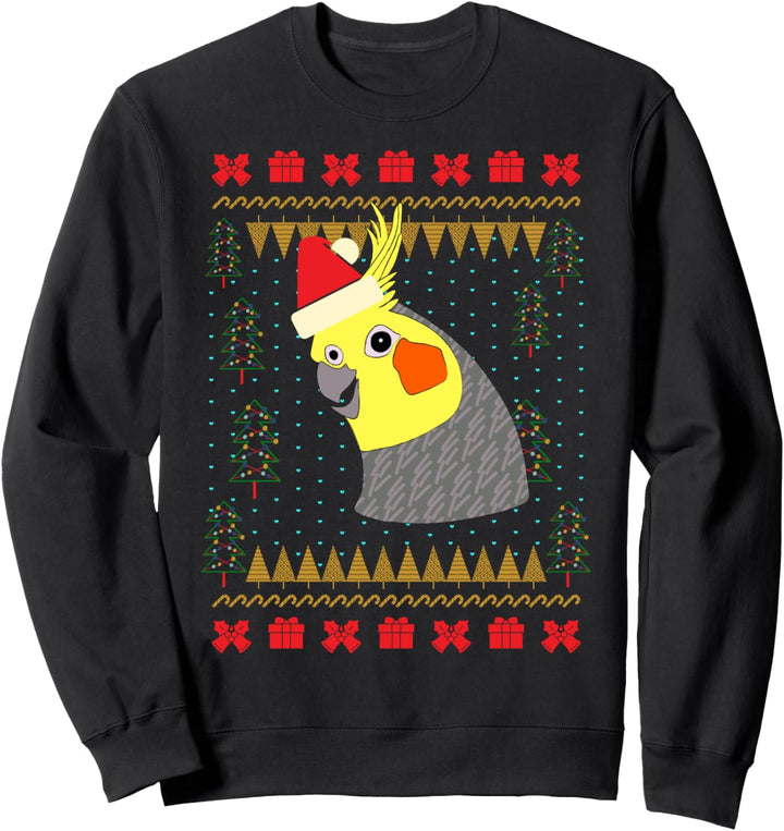 Ugly Christmas Sweater Vogel Geschenk Sweatshirt
