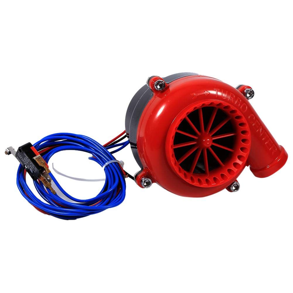 Fake Turbo, Qiilu Auto Elektronische Gefälschte Dump Turbo Wegblasen Hooter Ventil Analog Sound BOV