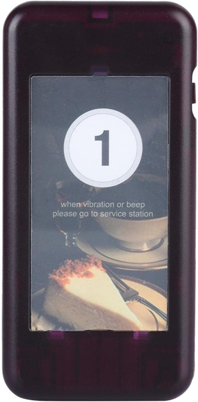 Drahtloses Pager-System für Restaurants, Warteschlangen-Anrufsystem, 10-Kanal-Anruftastatur 10 Pager