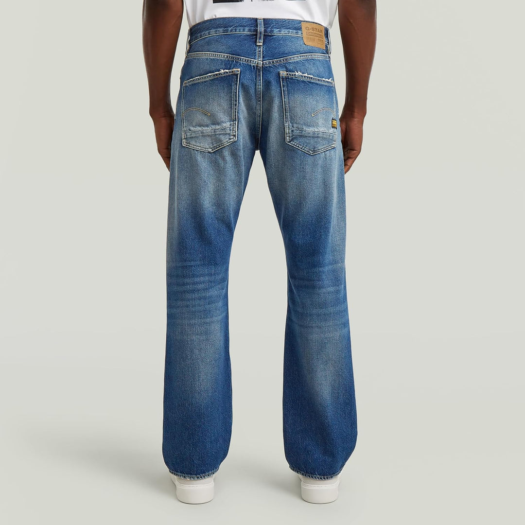 G-Star RAW Herren Dakota Regular Straight Jeans 38W / 32L Blau (Vintage Sakarya D23691-e107-h703), 3