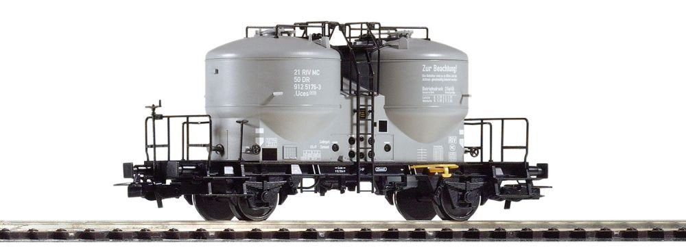 Piko 54695 Zementsilowagen Ucs-v9120 schwarzer Rahmen DR IV, Schienenfahrzeug