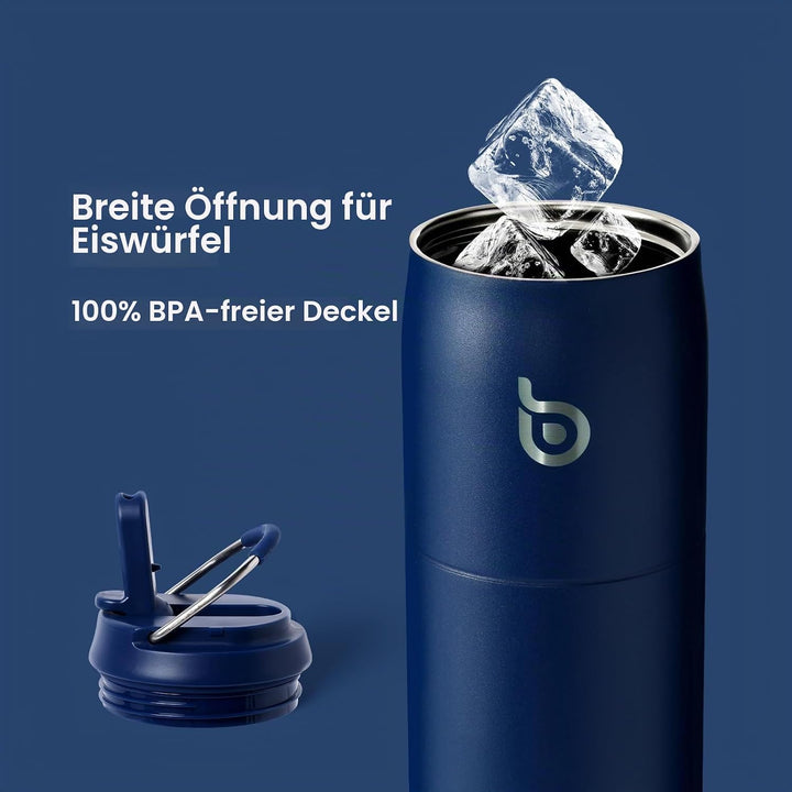 bottlebottle BOTTLE BOTTLE Isolierte Wasserflasche Edelstahl 32oz(946ml) mit Strohhalm Griff für Spo