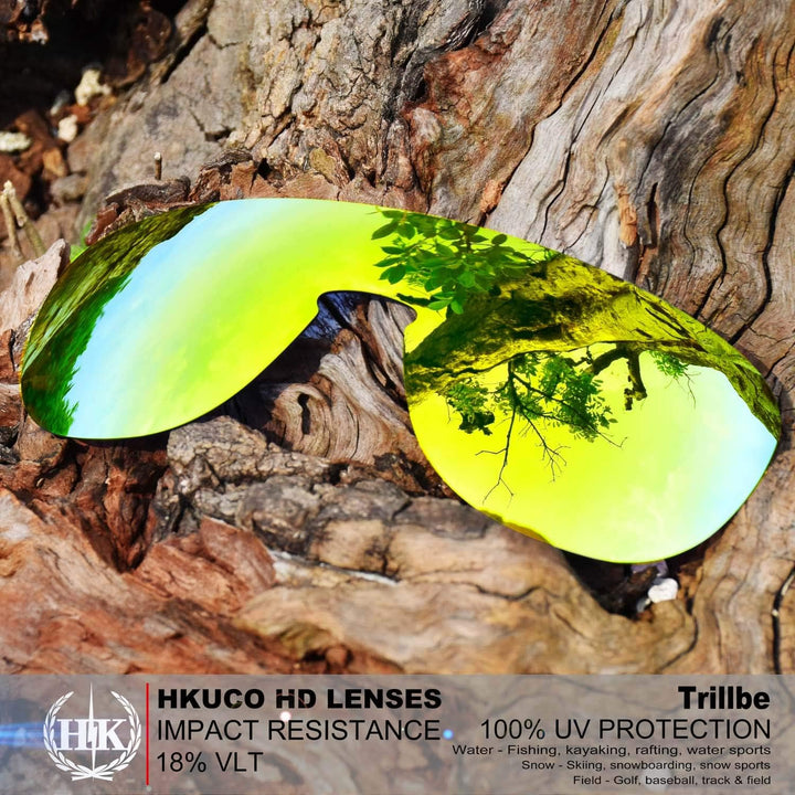 HKUCO Plus Mens Replacement Lenses For Oakley Trillbe - 3 pair