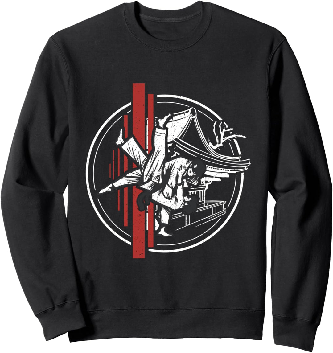 Judoka mit Judo und Kampfsport und Judo Kanji Sweatshirt