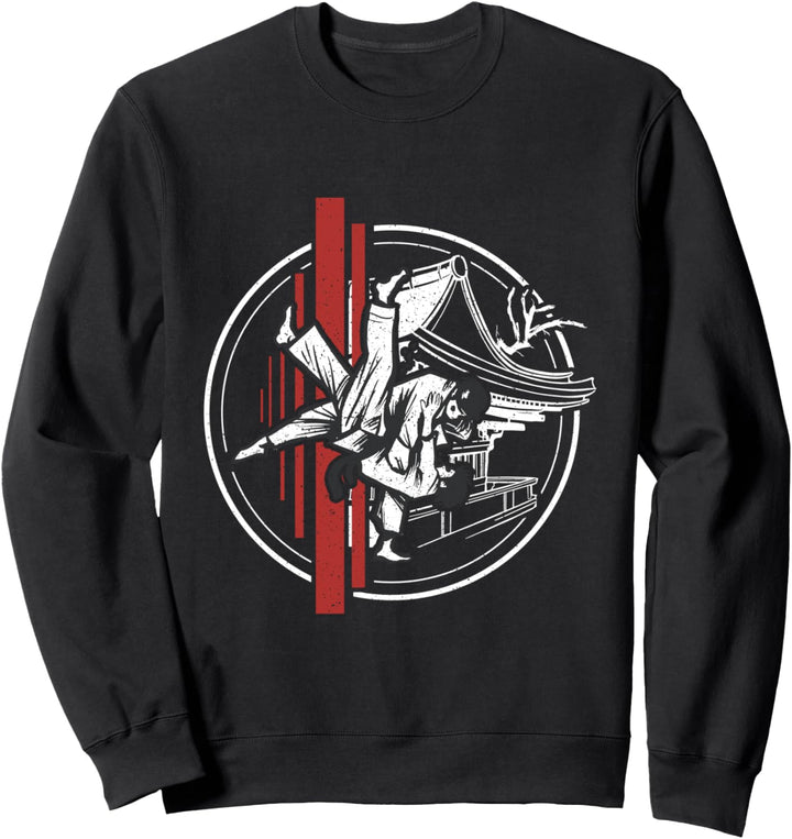 Judoka mit Judo und Kampfsport und Judo Kanji Sweatshirt