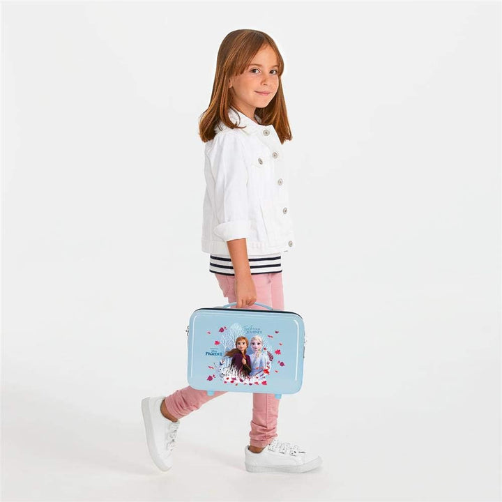 Disney Frozen Die Eiskönigin Trust your journey Anpassungsfähiger Schönheitsfall Blau 29x21x15 cms A