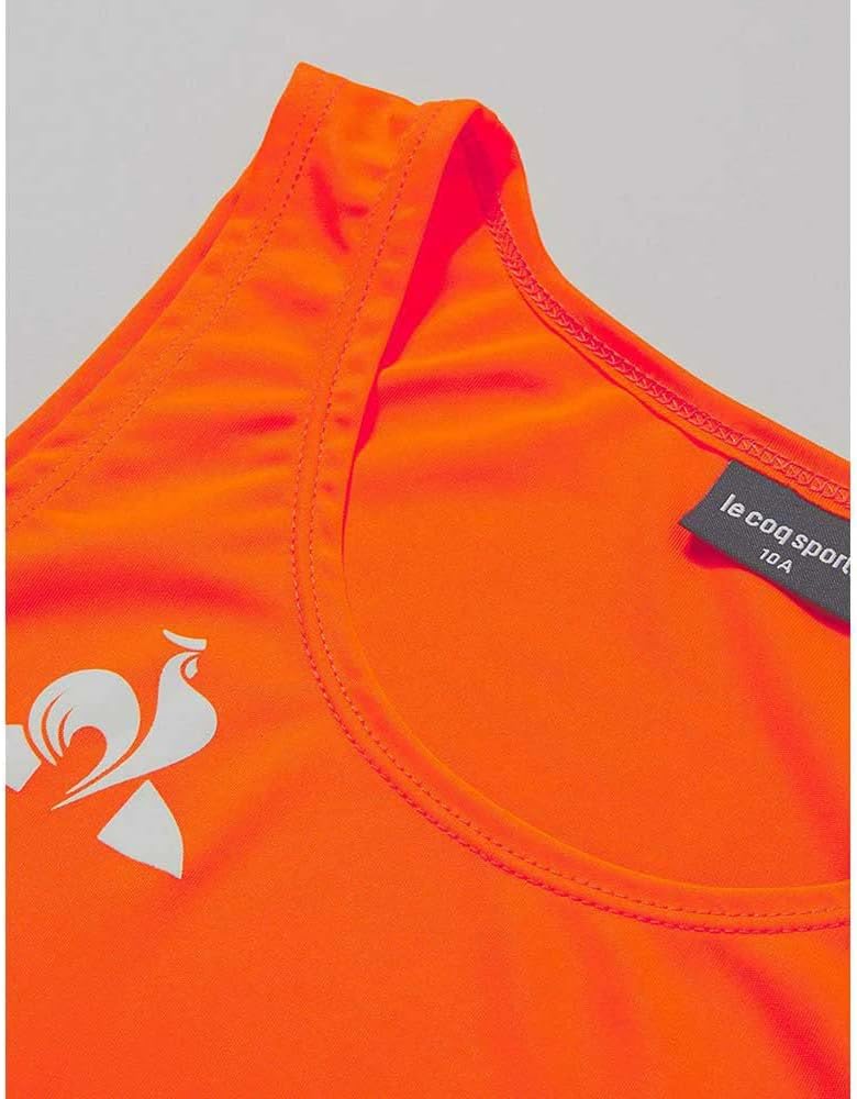 Le Coq Sportif Training Chasuble Tanktop, Kinder, Neonorange, 8A