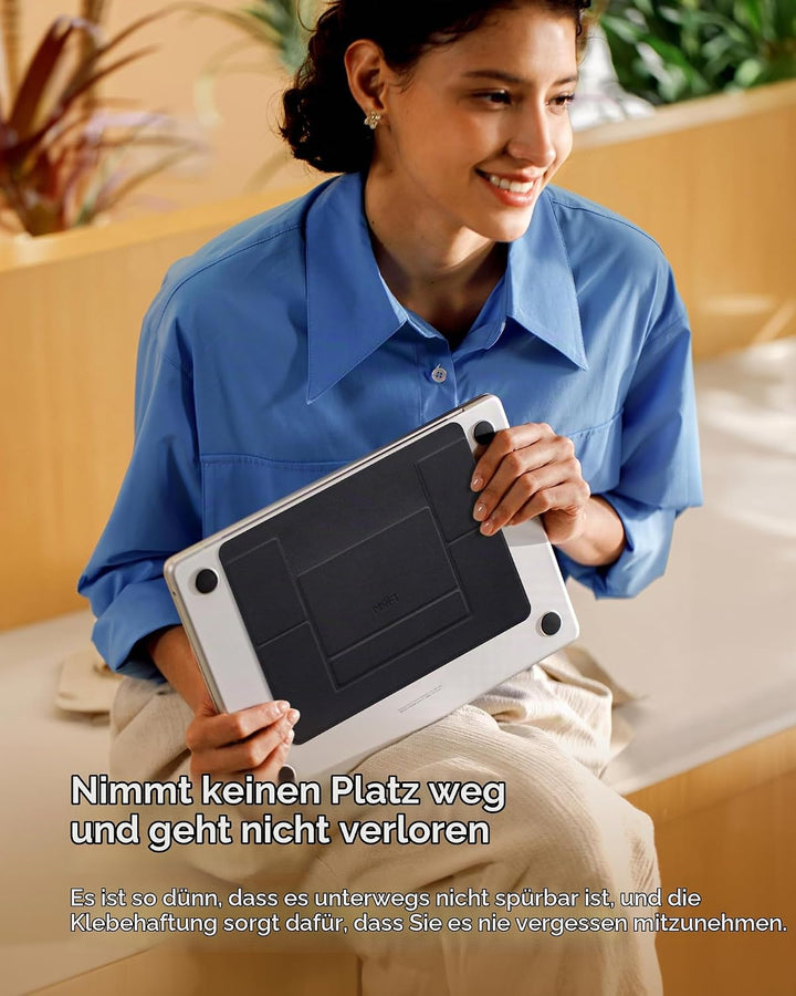 MOFT Laptop Ständer, Faltbarer Laptopständer Notebook Ständer mit 2 einstellbaren Winkeln, Haltung V