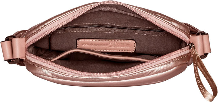 Denim TOM TAILOR ANABEL Damen Umhängetasche S, 20x6x14.5 Metallic Rose, Metallic Rose