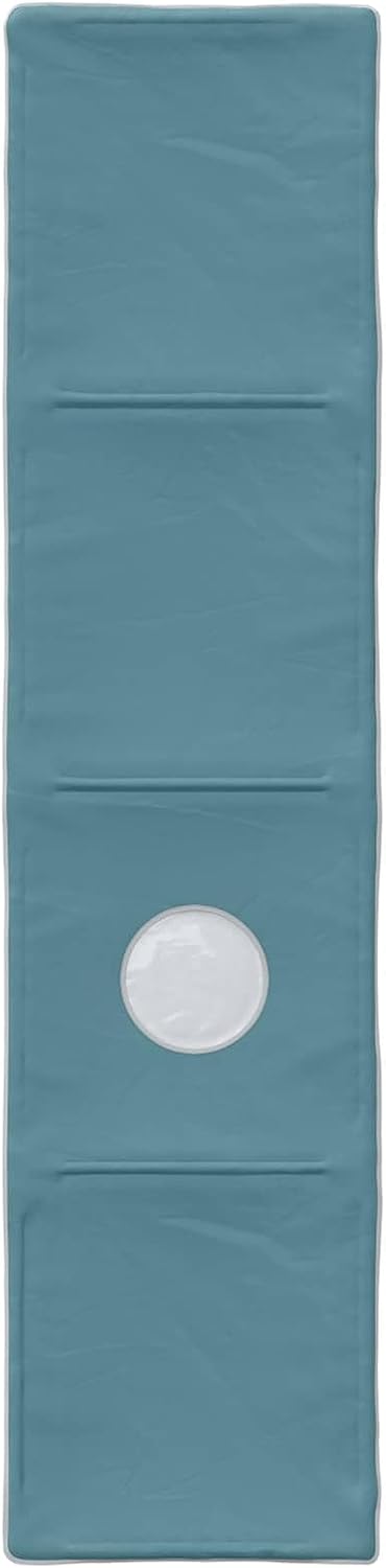 Bettunnel in Himmelblau 211 x 52,5 x 2 cm aus Polyester für Schlafzimmer Dekoration, gemütliche Ecke