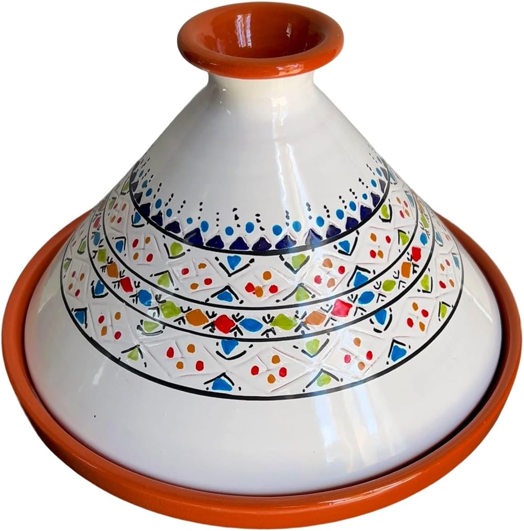 Tajine Terracotta-Topf Ethnischer Teller Marokkanisch Tunesisch XL 32 cm 0212242001