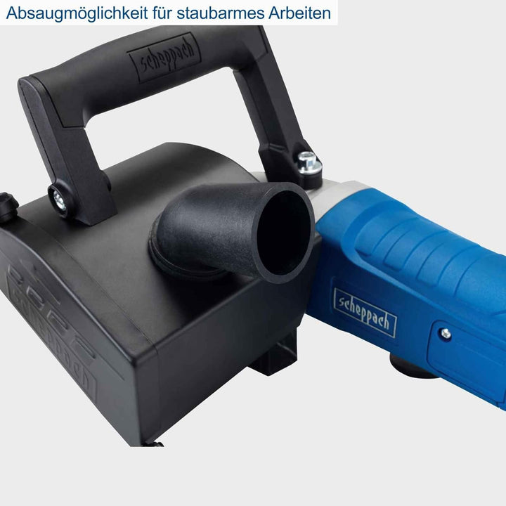 Scheppach Satiniermaschine MRS1300 mit Softstart & 1300W Leistung | inkl. Messingdrahtbürste & Kunst