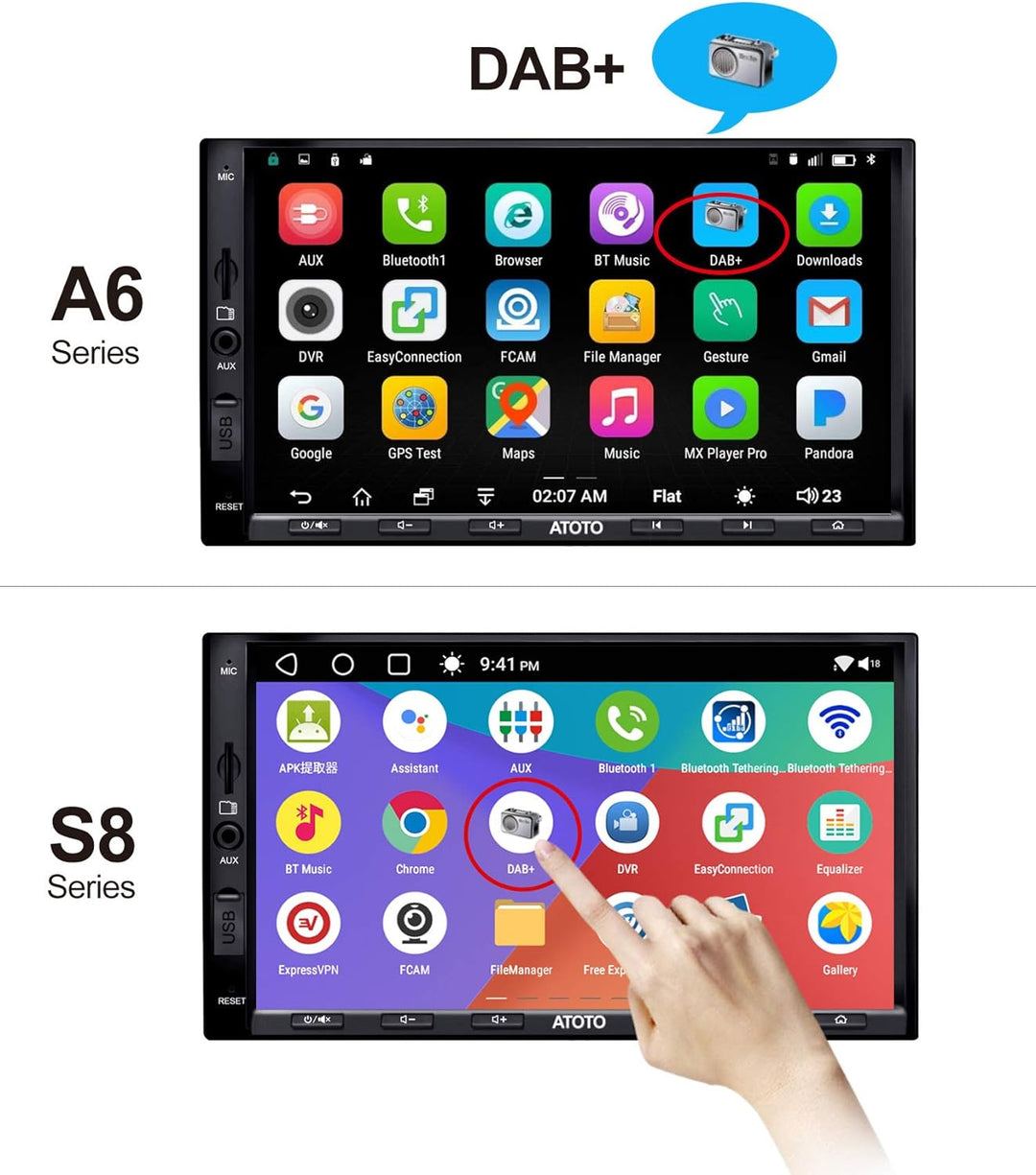 ATOTO AC-4475 DAB+ Radio Empfänger - spezifiziert für ATOTO A6/S8