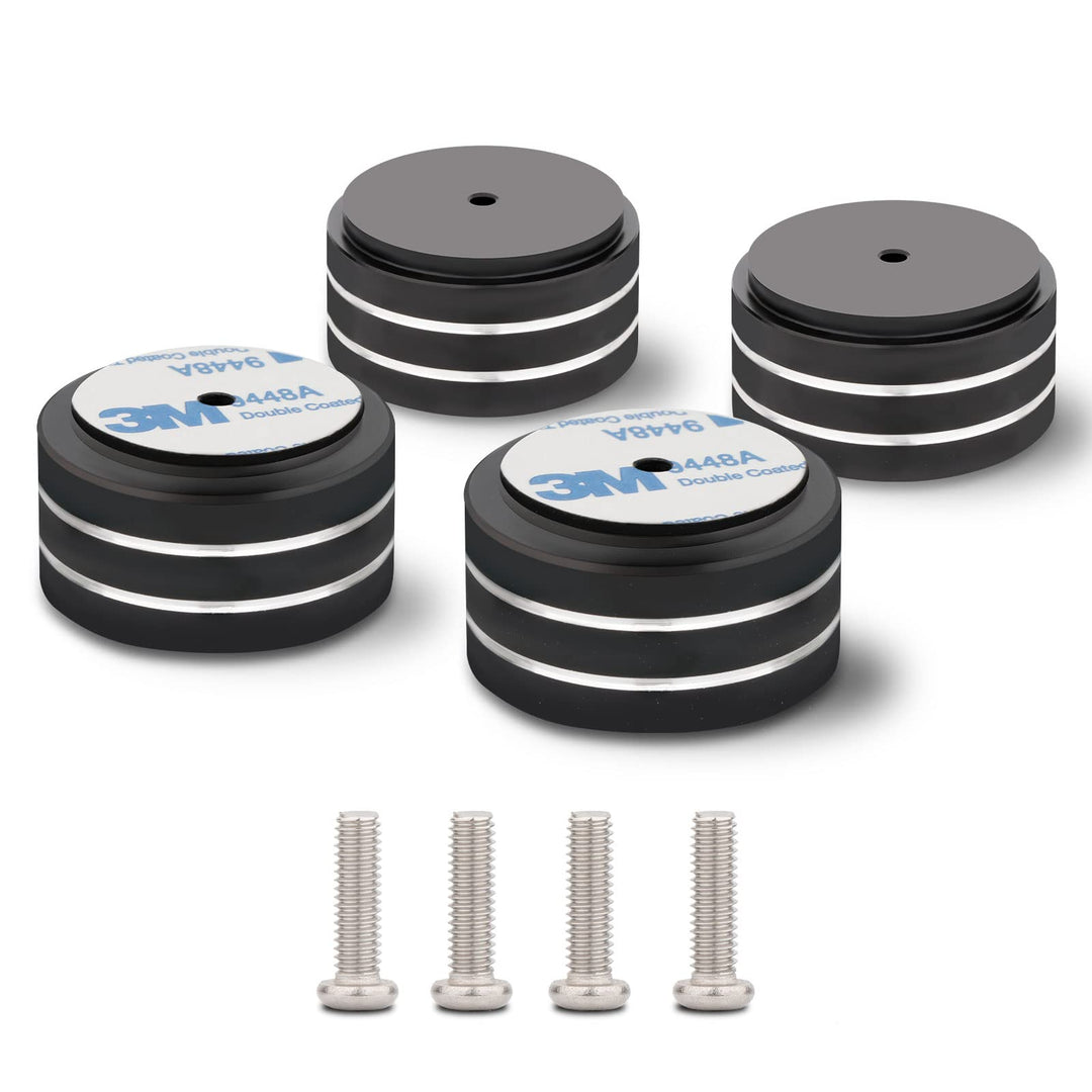 Speaker Shock Absorber Feet YuanYong 40x20mm Lautsprecher-Isolationsfüsse mit 3M-Klebstoffen,Lautspr
