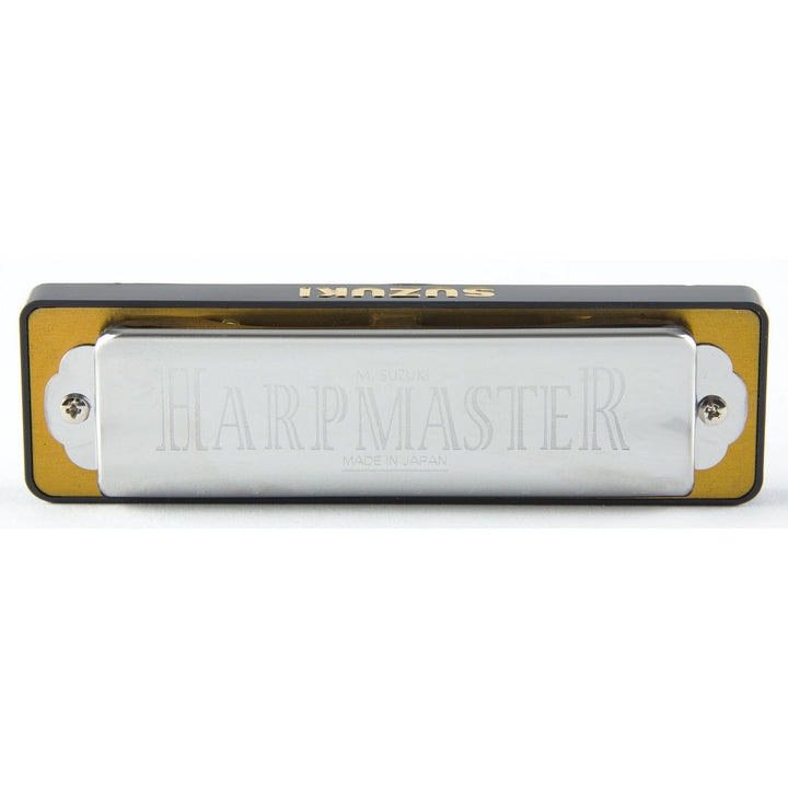 Suzuki Harpmaster MR200C diatonische Mundharmonika aus ABS, 10 Blasöffnungen, Chrom, C