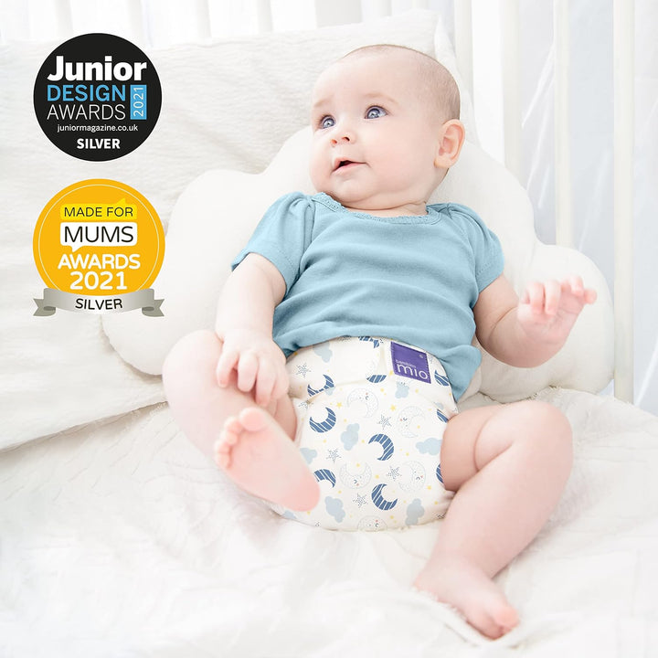 Bambino Mio, Mioduo Stoffwindel Komplett Set Weiss, Weiss