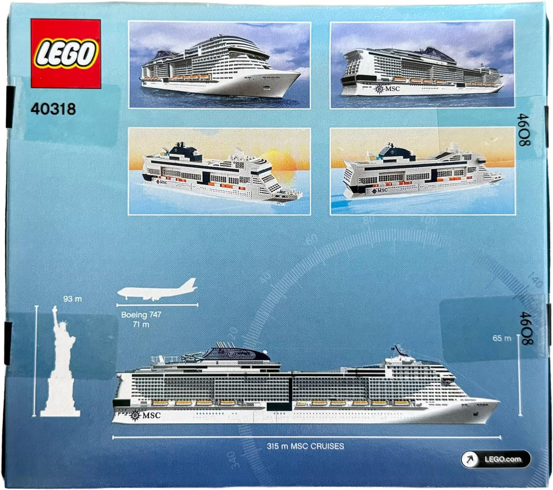 LEGO System Item 40318 MSC Cruises Limited Edition Kreuzschiff