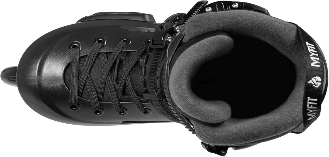 Powerslide Inline Skate Zoom Pro Black 100, für Urban und Fitness, für Damen und Herren 41-42, 41-42