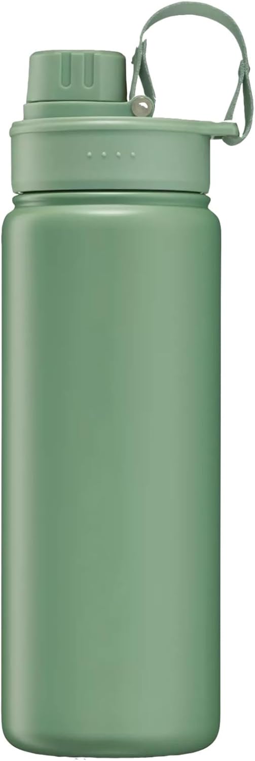 Satch Trinkflasche aus Edelstahl BPA-frei 0,5l, Auslaufsicher und Kohlensäure geeignet, für Heisse u