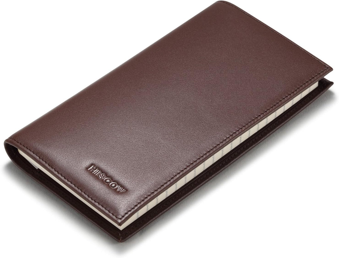 HISCOW Damen Classy Standard-scheckbuchumschlag mit kostenloser Divider - italienisch Kalbsleder ein