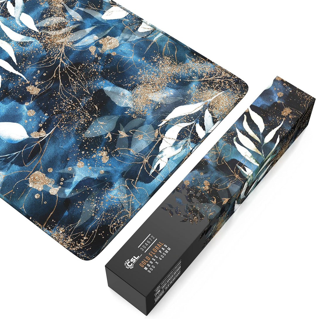 CSL - XXL Speed Gaming Mauspad Titanwolf 900 x 400mm - Mousepad - Tischunterlage Large Size - verbes