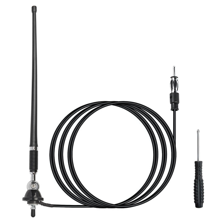 RED WOLF Marine Radio Antenne Flexible, Gummi Ente Antenne FM AM für Boot Yacht ATV UTV Traktor LKW