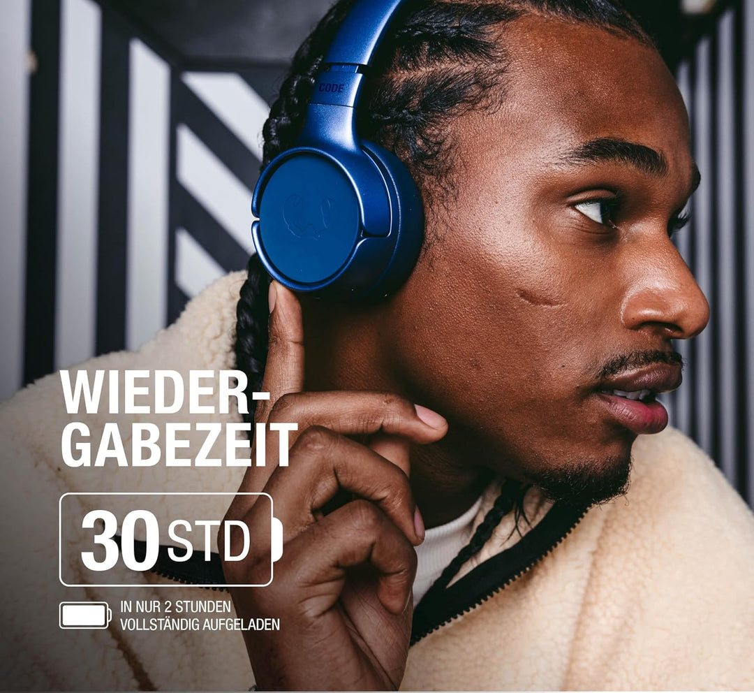 Fresh 'n Rebel Code Fuse, Bluetooth-Kopfhörer on-Ear, kabellos, 30 Stunden Spielzeit, mit Mikrofon u