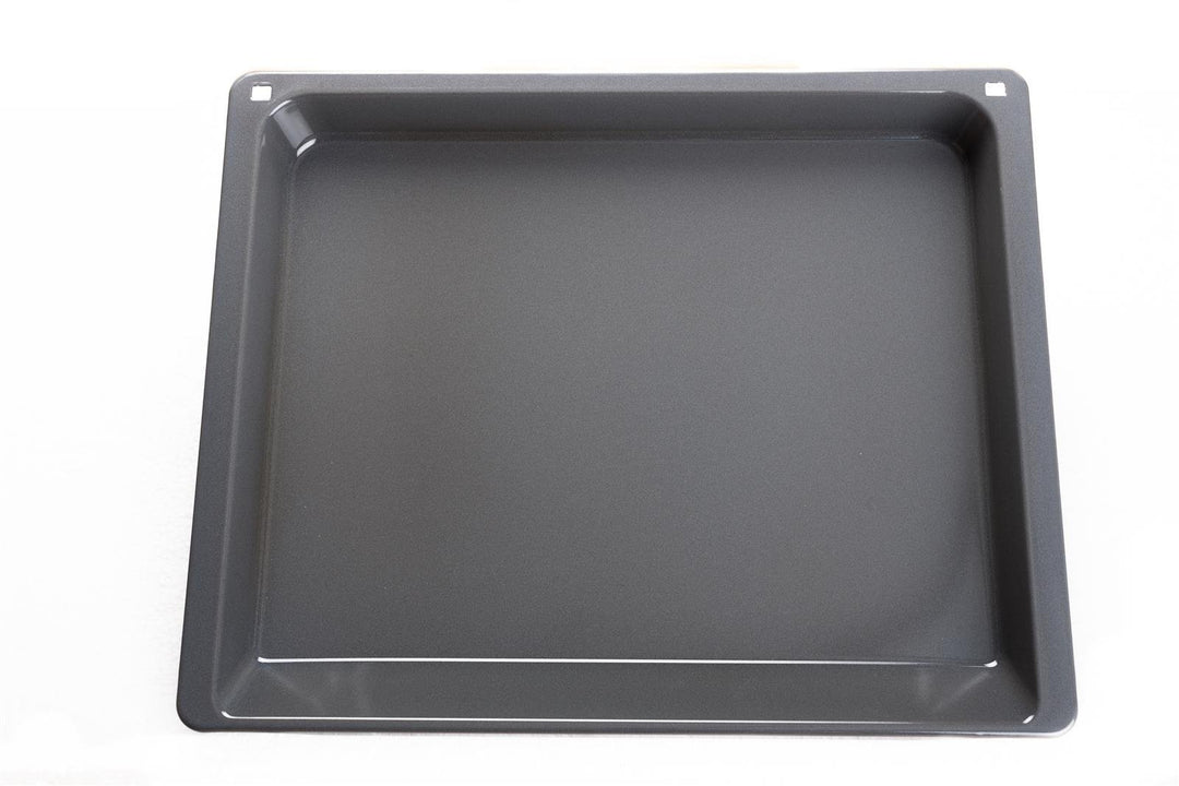 BSH Bosch Siemens Neff Fettpfanne, Universalpfanne, Backblech emailliert grau 45,5cm x 37,5cm x 3,9c