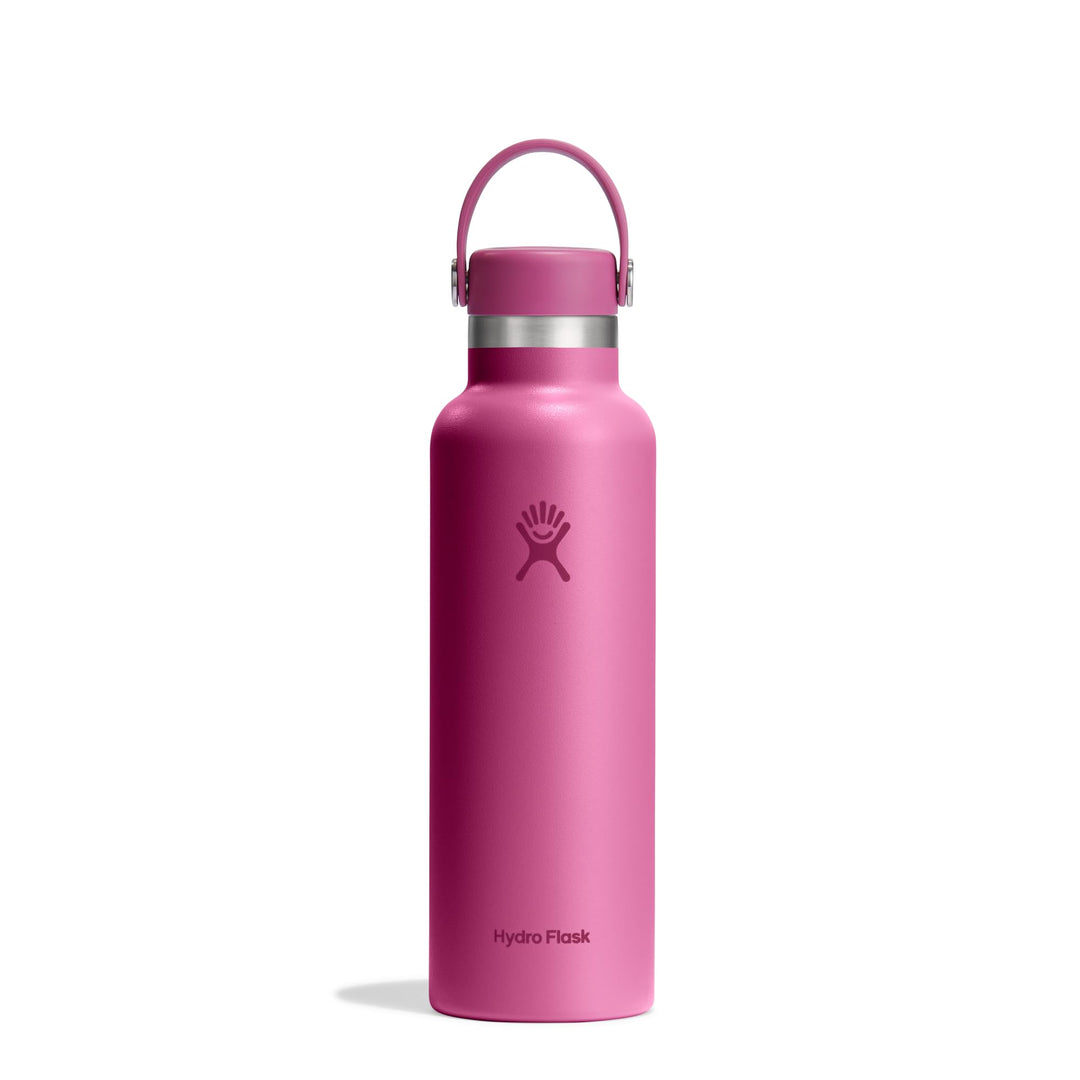 Hydro Flask - Standard Mouth Water Bottle 621 ml (21 oz) - Vacuum Insulated Stainless Steel Water Bo