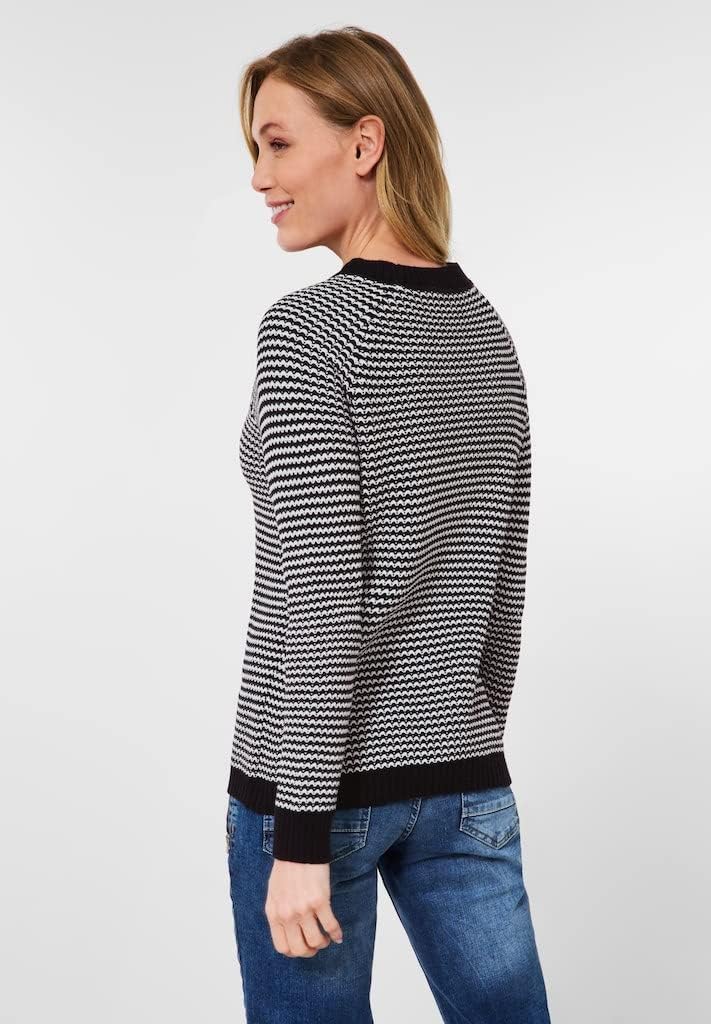 Cecil Damen B302167 Strickpullover XL Grau, XL Grau