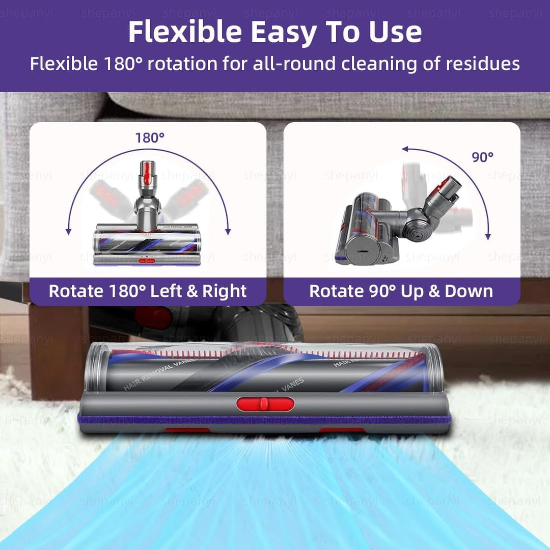 Torque Drive Bodendüse Bürste Kompatibel für Dyson V11 V15 V10 V8 V7 Modelle,Anti-Tangle Bürste mit