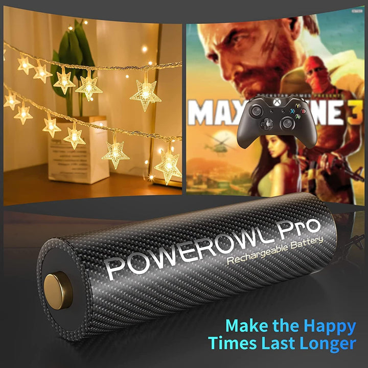 AA Akku PRO, POWEROWL 1,2v NiMH hohe Kapazität 2800 mAh Gute Qualität Wiederaufladbare Batterien AA