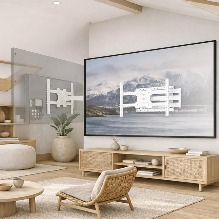 TiTon 100 cm TV-Wandhalterung mit langem Gelenkarm 50 Zoll Biz 75 Zoll – voll beweglich dreh-, Schwe