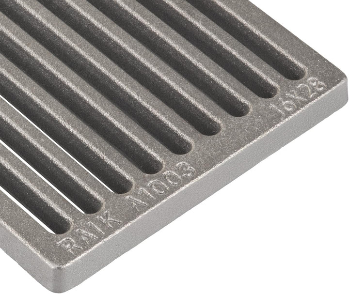 raik Ascherost 28x16cm Gusseisen Kaminofenrost hitzebeständig formstabil rechteckig anthrazit für ef