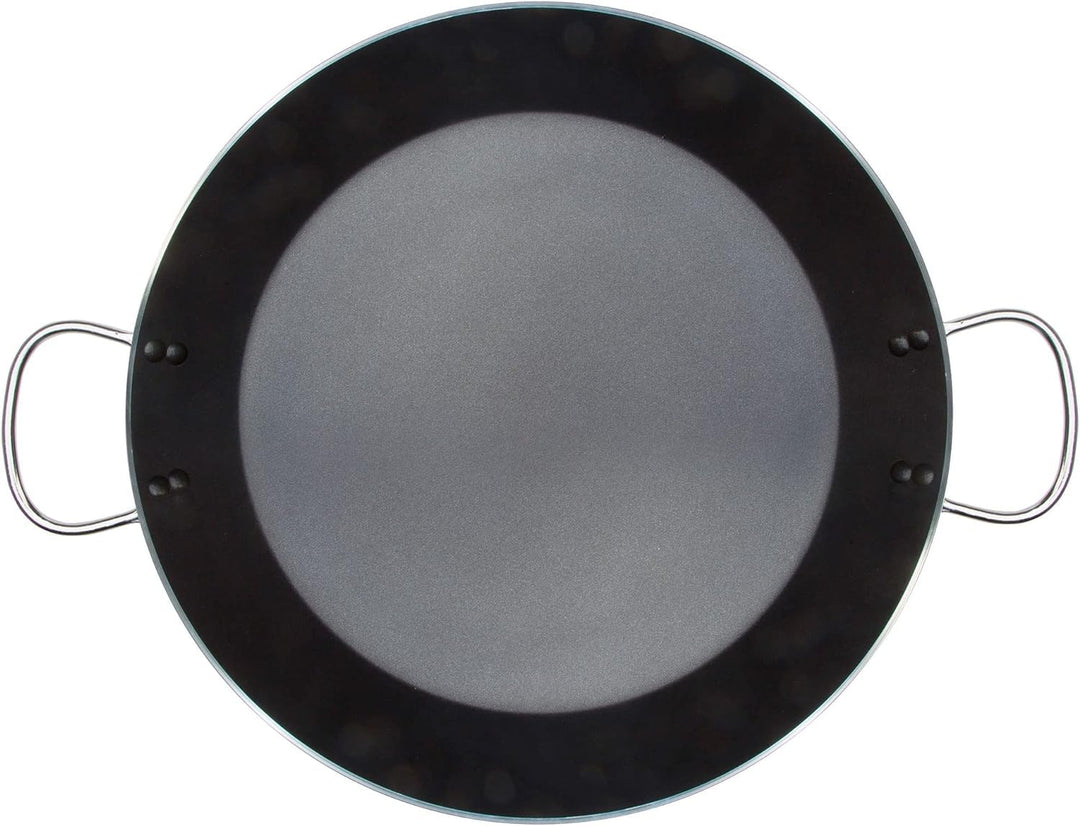 WECOOK! Kratha Paella-Pfanne Induction, 42 cm, 10 Portionen, Antihaftbeschichtung XYLAN PLUS, Ökolog