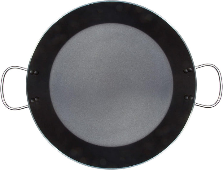 WECOOK! Kratha Paella-Pfanne Induction, 42 cm, 10 Portionen, Antihaftbeschichtung XYLAN PLUS, Ökolog