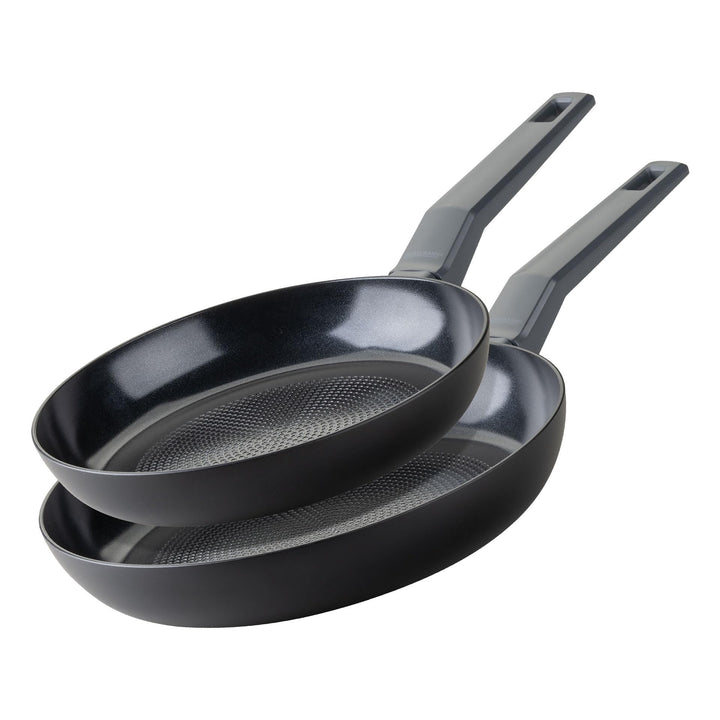 FACKELMANN Statement Pfannen-Set, 2-teilig, 24/28cm, aus recyceltem Aluminium mit Keramik-Antihaftbe